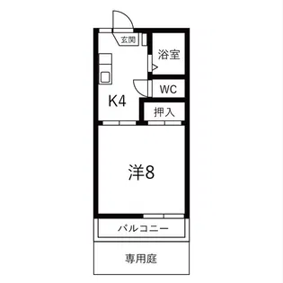 グリーンハイツ野並【103号室】の間取り