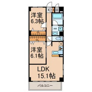 Gloria【3階】の間取り