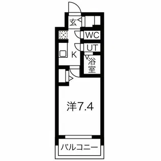 アドバンス名古屋モクシー【12階】の間取り