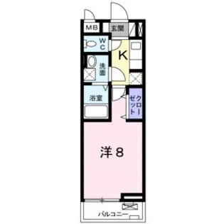 パセオ ヴェルデ【2階】の間取り