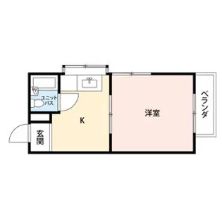 ハイム北山本町【201号室】の間取り
