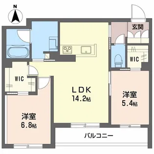 ザ プレンドール【3階】の間取り