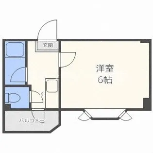リヴァー住之江A・B棟【4階】の間取り
