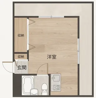 明星館【8階】の間取り
