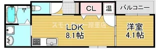 ベジェーサ【1階】の間取り