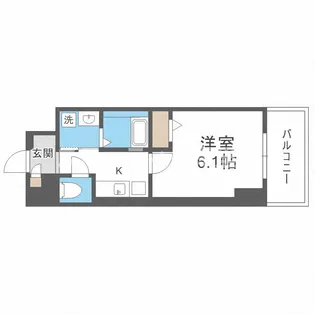 アーバンパーク住之江公園I【6階】の間取り