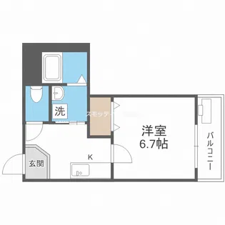 フジパレスあびこ駅東Ⅴ番館【1階】の間取り