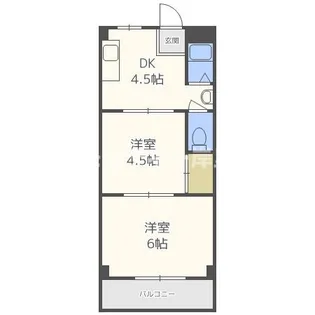 リアライズ北加賀屋【5階】の間取り