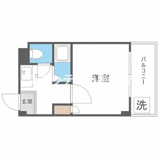 ベルフレージュ住吉【4階】の間取り