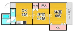 粋緑館【1階】の間取り