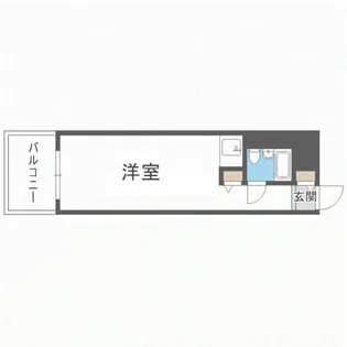 メビウス天王寺西レジデンス【3階】の間取り