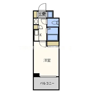プレサンス梅田インテルノ【9階】の間取り