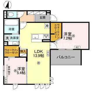 Maison Espoir Ⅳ【2階】の間取り