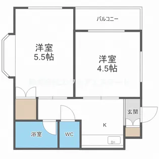 フレンドハイツ【3階】の間取り