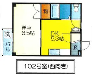 ベルネージュ【1階】の間取り