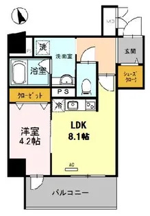 フォルテ福島【5階】の間取り