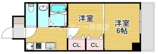 グランパシフィックパークビュー【8階】の間取り