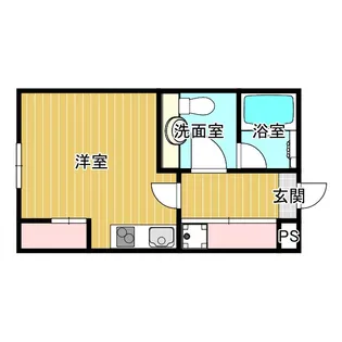 パラドール北加賀屋【3階】の間取り