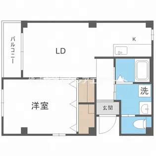 グランプログレス福島【2階】の間取り