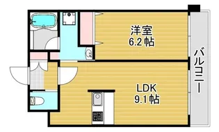 プレジオ海老江【5階】の間取り