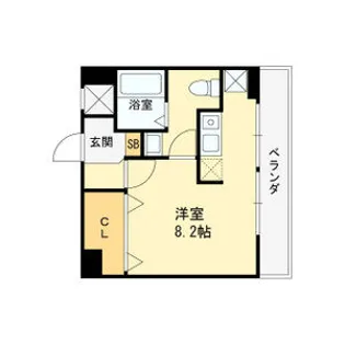 プール・トゥジュール梅田ウエストⅡ【6階】の間取り