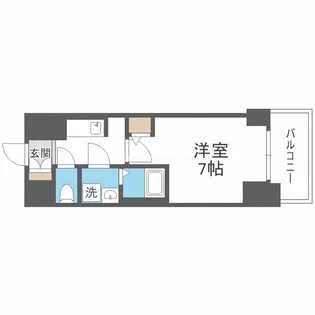 S-RESIDENCE福島Alovita【4階】の間取り