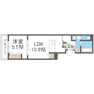 カーサカルド【2階】の間取り