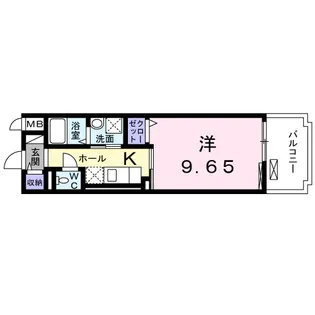 ラパン【3階】の間取り