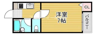 ブルーメイトB【4階】の間取り