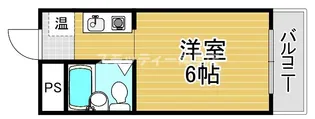 ロイヤルクレイン玉出【3階】の間取り