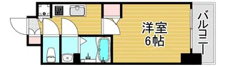プレサンス塚本駅前【11階】の間取り