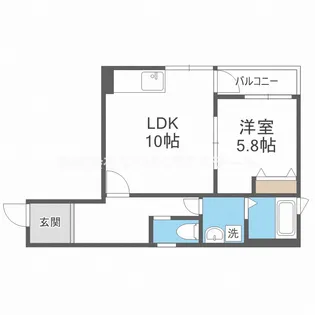 I. Residence天王寺【3階】の間取り