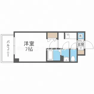 S-RESIDENCE福島玉川Deux【6階】の間取り