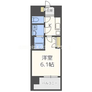 エスリード福島シティグランツ【9階】の間取り