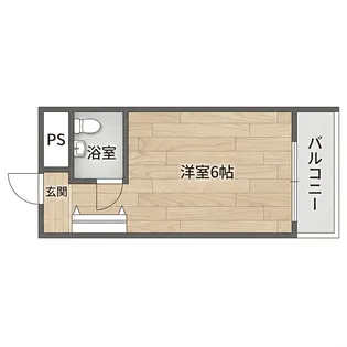 アーバンシティ岸里PART1【6階】の間取り