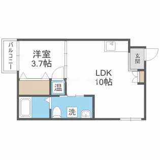 F・メゾンガーデン【3階】の間取り