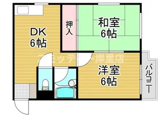 プレアール西加賀屋【3階】の間取り