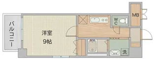 グランディール阪南町Ⅲ番館【2階】の間取り