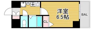 エスリード福島駅前【10階】の間取り