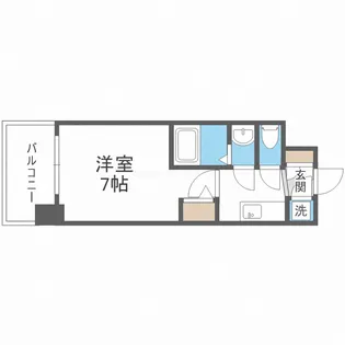 セレニテ福島カルム【10階】の間取り