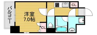アーバネックス梅田西【11階】の間取り
