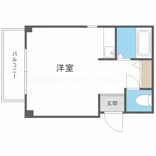 Halさくら【501号室】の間取り
