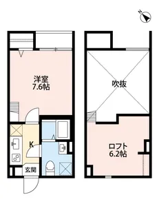 albero alto【1階】の間取り