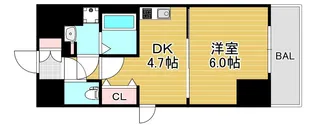 ファーストステージ梅田WEST【12階】の間取り