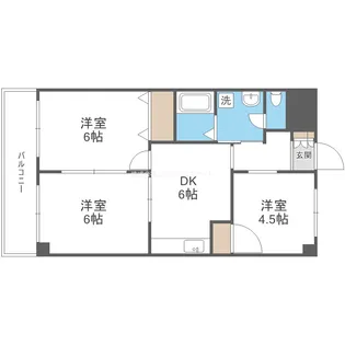 REXIA Shin Umeda【4階】の間取り