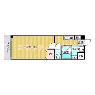ル・クール花園【3階】の間取り