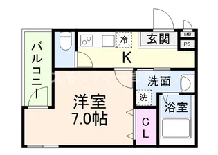 フジパレス西加賀屋サウス【2階】の間取り