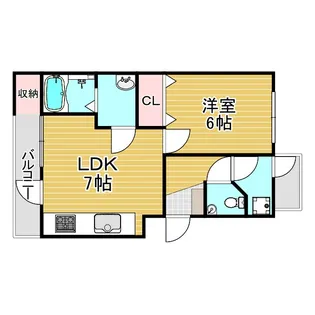 ヴィラナリー御崎【2階】の間取り