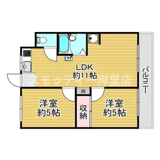リアライズ玉出【7階】の間取り