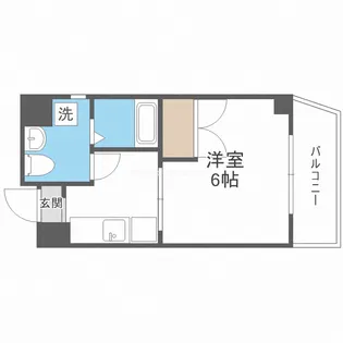 オズレジデンス天王寺WEST【2階】の間取り